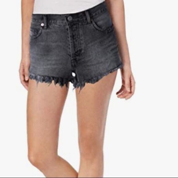We The Free Relaxed Raw Hem Cutoff Shorts Size 27 - Picture 6 of 7